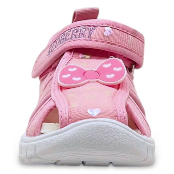 2410-03_pink КЕДБЕРРИ босоножки текстильные для девочек. (23-30)