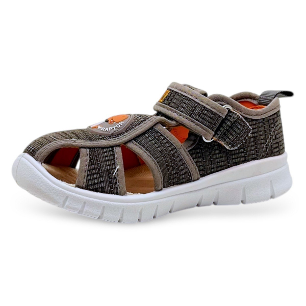 2410-05_dark_grey КЕДБЕРРИ сандалии текстильные для мальчиков. (23-30)