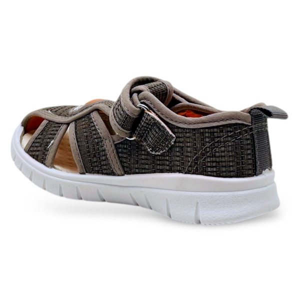 2410-05_dark_grey КЕДБЕРРИ сандалии текстильные для мальчиков. (23-30)